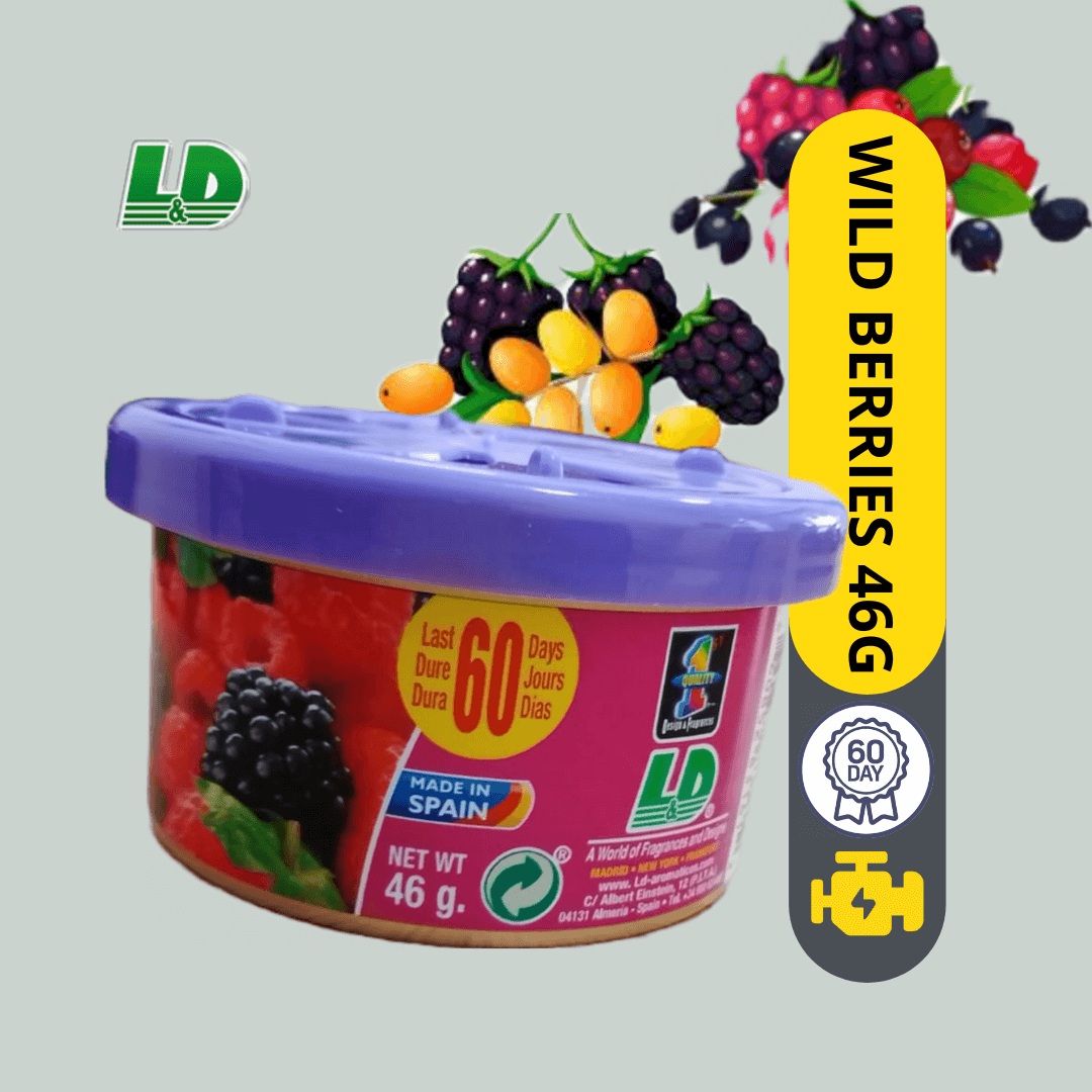 LD Organic Car Perfume Fragrance 46g 60Days Wild Berries