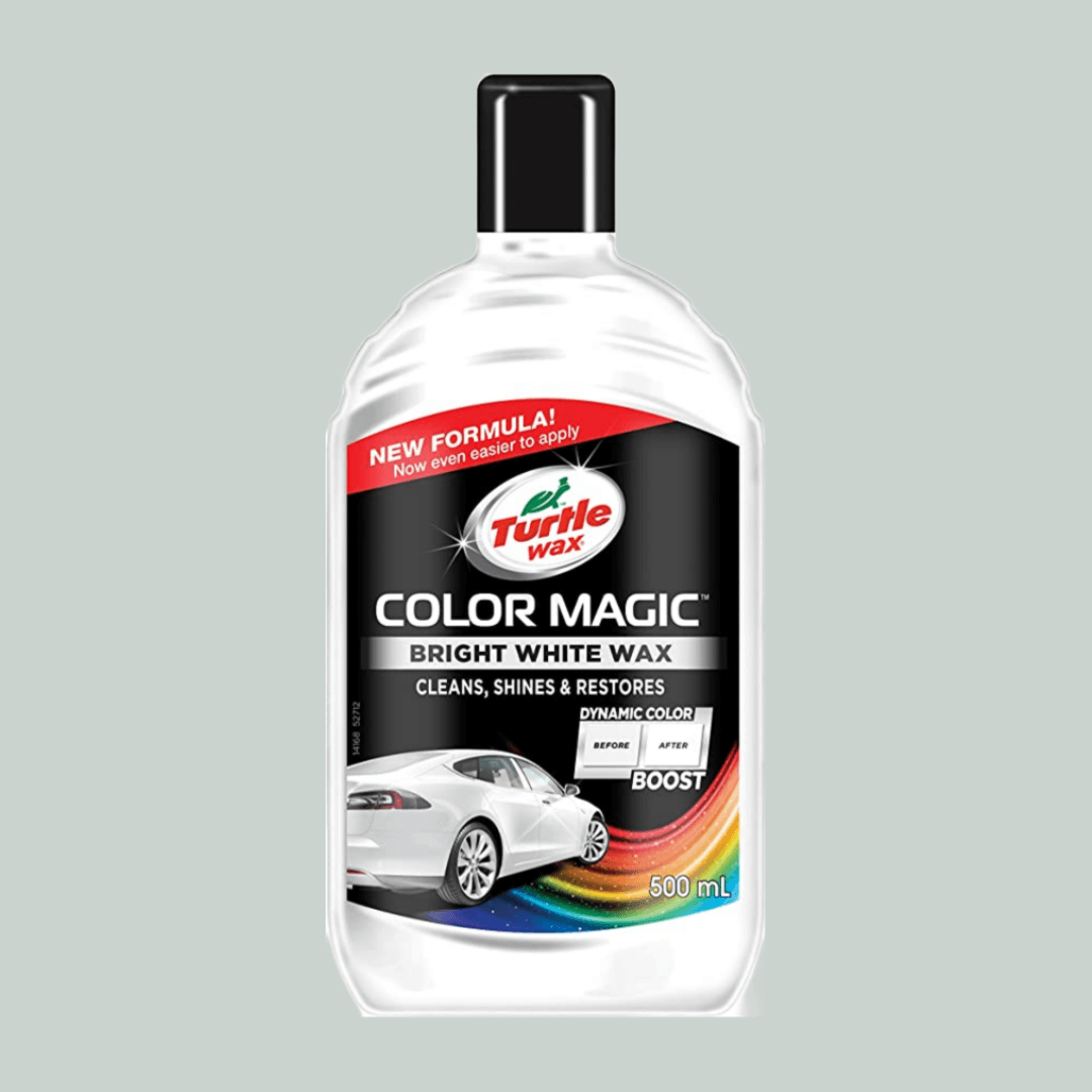 Turtle Wax Color Magic Car Polish Bright White Wax 500ml