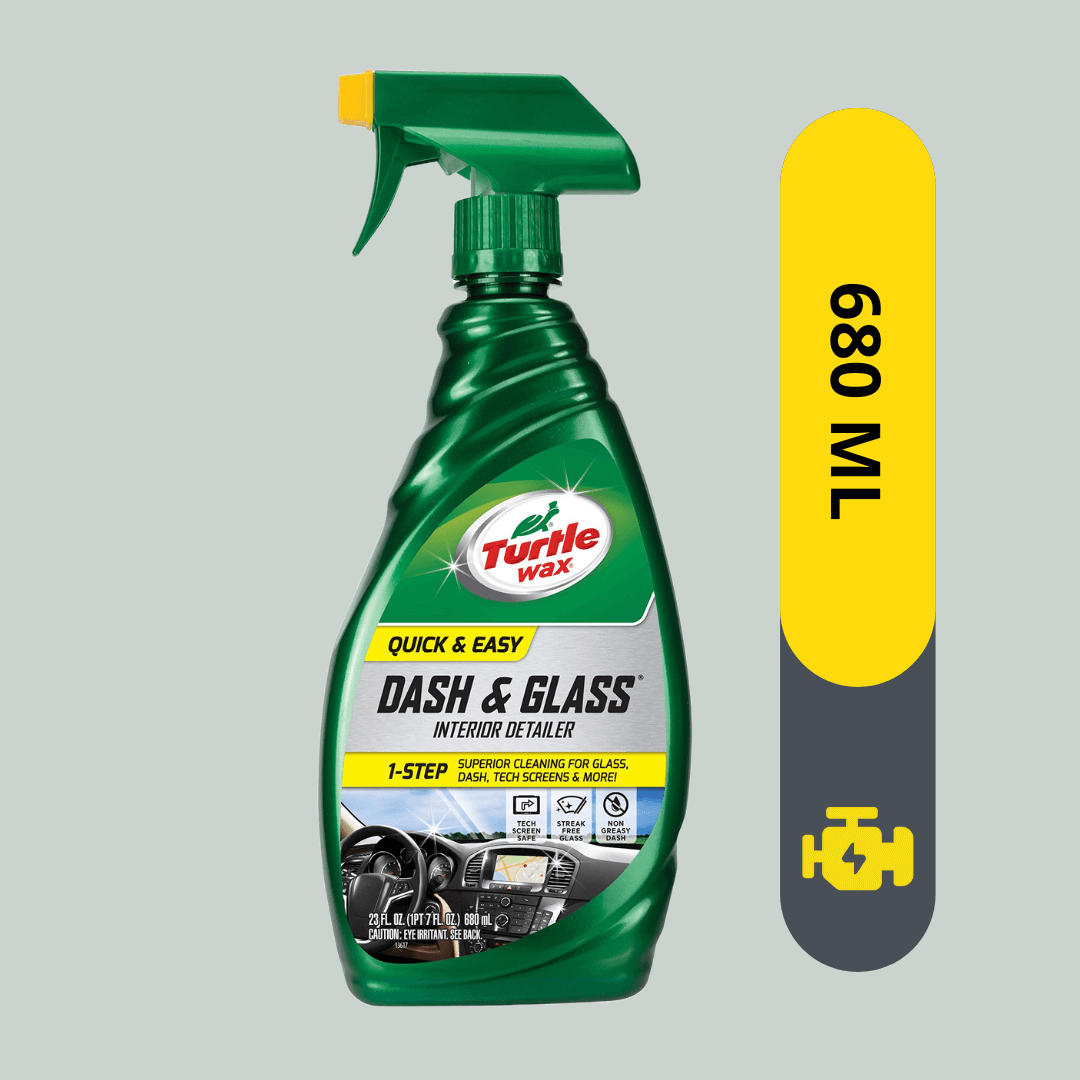 Turtle Wax Quick & Easy Dash & Glass Interior Cleaner 680ML