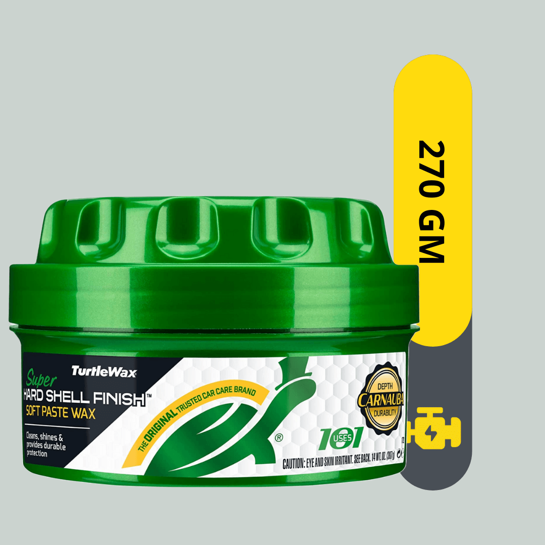 Turtle Wax Super Hard Shell Finish Paste Wax Car Polish 270g